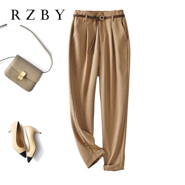 women's pants & capris 2021 women spring high waist loose female harajuku formal elegant office lady ankle-length with belt trousers rz, Black;white
women's pants & capris 2021 women spring high waist loose female harajuku formal elegant office lady ankle-length with belt trousers rz, Black;white