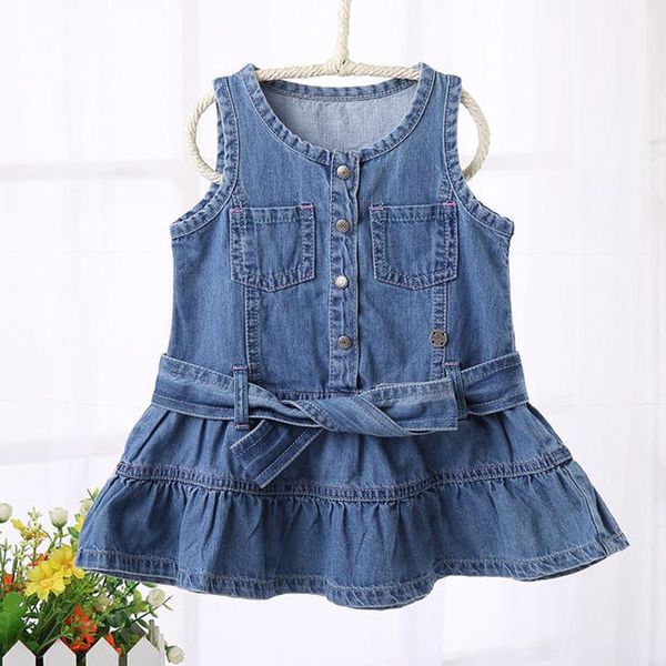 girl's dresses baby girls dress kids clothes children clothing girl dressesblue denim waistband belt, Red;yellow
girl's dresses baby girls dress kids clothes children clothing girl dressesblue denim waistband belt, Red;yellow