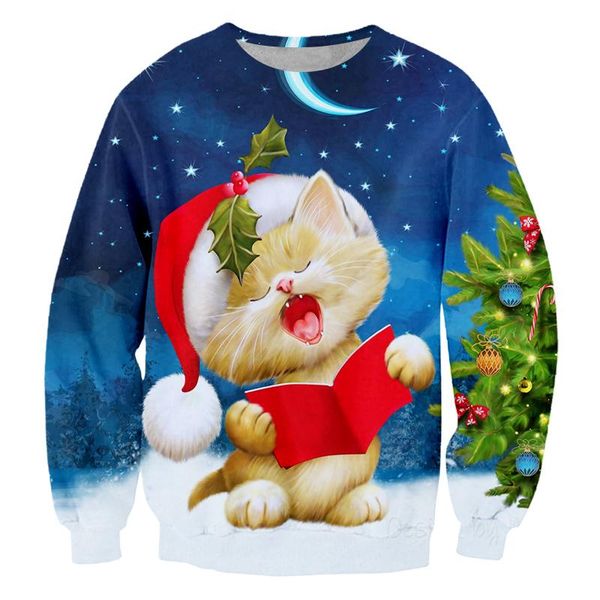 men's hoodies & sweatshirts fashion harajuku sweatshirt cute animal cat merry christmas 3d full printing hoodie/zip hoodie casual top, Black
men's hoodies & sweatshirts fashion harajuku sweatshirt cute animal cat merry christmas 3d full printing hoodie/zip hoodie casual top, Black