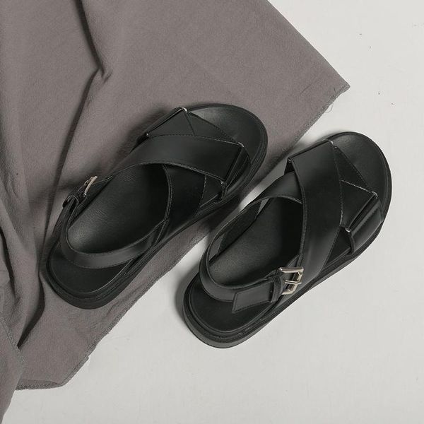 sandals 2021 woman summer flat women soft leather casual open toe gladiator wedges outdoor comfortable solid shoes, Black
sandals 2021 woman summer flat women soft leather casual open toe gladiator wedges outdoor comfortable solid shoes, Black