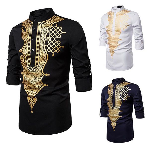 men's casual shirts 2021 spring and autumn fashion printed shirt, totem long african style shirt s-xxl, White;black
men's casual shirts 2021 spring and autumn fashion printed shirt, totem long african style shirt s-xxl, White;black