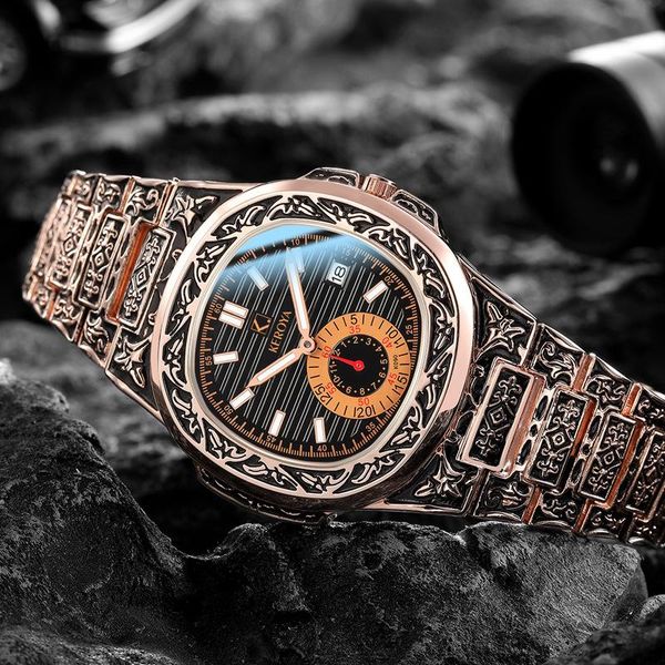 wristwatches 2021 style fashion business watches men quartz watch waterproof relogio feminino gift, Slivery;brown
wristwatches 2021 style fashion business watches men quartz watch waterproof relogio feminino gift, Slivery;brown