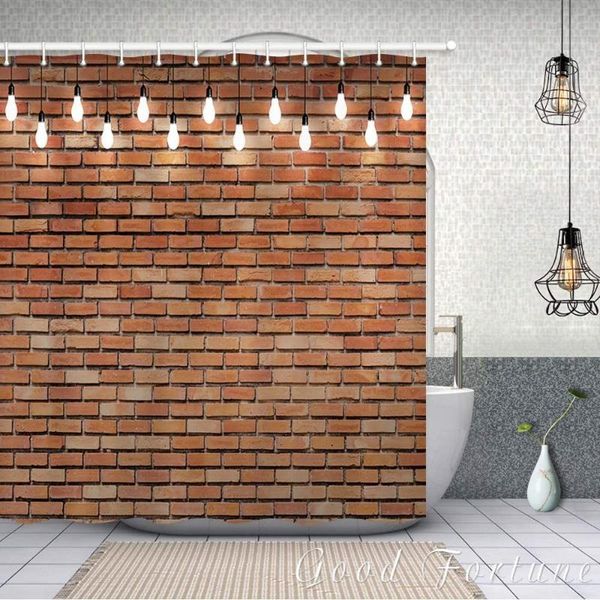 shower curtains vintage brick walls with lights, durable fabric waterproof curtain, bathroom partition curtain
shower curtains vintage brick walls with lights, durable fabric waterproof curtain, bathroom partition curtain
