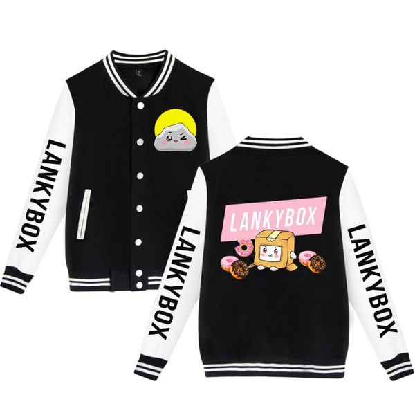 men's hoodies & sweatshirts anime lankybox baseball uniform fleece jacket women men harajuku streetwear hip hop long sleeve lanky box p, Black
men's hoodies & sweatshirts anime lankybox baseball uniform fleece jacket women men harajuku streetwear hip hop long sleeve lanky box p, Black