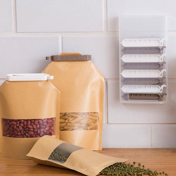 bag clips 10pcs/set kitchen storage household sealing clip wall-mounted food snack preservation
bag clips 10pcs/set kitchen storage household sealing clip wall-mounted food snack preservation