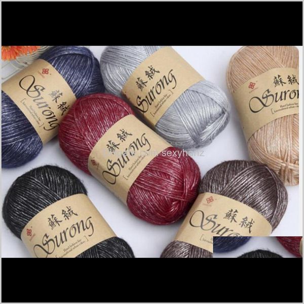 clothing fabric apparel drop delivery 2021 100g/ball silk cotton crochet needlework thick wool thread yarn for hand knitting scarf sweater e, Black;white
clothing fabric apparel drop delivery 2021 100g/ball silk cotton crochet needlework thick wool thread yarn for hand knitting scarf sweater e, Black;white