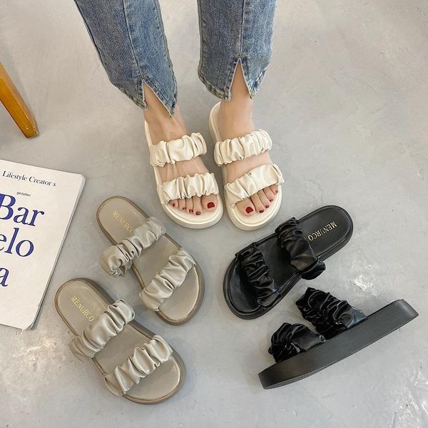 slippers shoes womens outdoor slides pantofle fashion platform flat 2021 soft summer luxury rubber pu cotton fabric cas, Black
slippers shoes womens outdoor slides pantofle fashion platform flat 2021 soft summer luxury rubber pu cotton fabric cas, Black