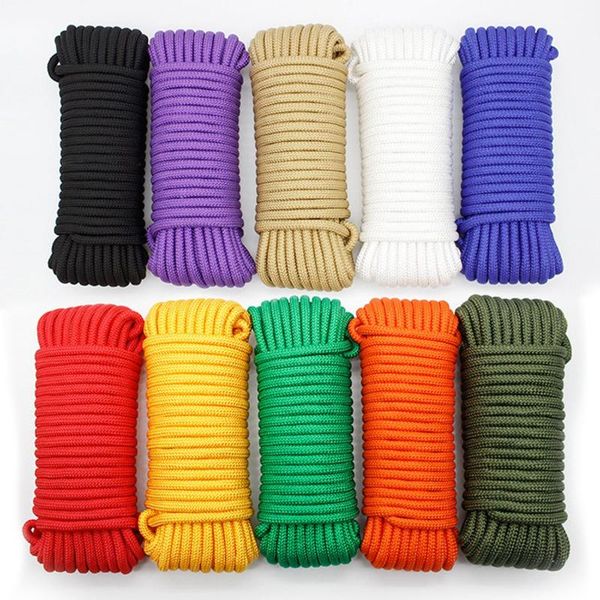 cords, slings and webbing 20m braid nylon rope clothes line multifunction paracord ropes tent for outdoor survival camping climbing
cords, slings and webbing 20m braid nylon rope clothes line multifunction paracord ropes tent for outdoor survival camping climbing