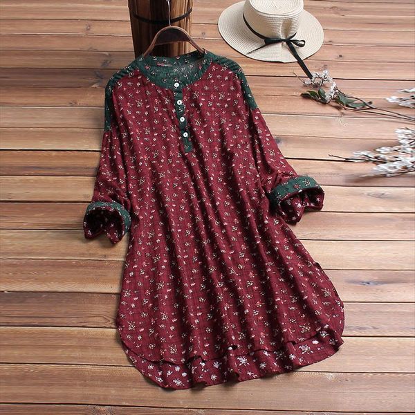 winter vintage floral print womens blouses patchwork long sleeve plus size top, White
winter vintage floral print womens blouses patchwork long sleeve plus size top, White
