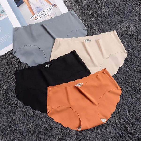 women's panties solid cotton ladies women seamless ice silk underwear briefs comfortable breathable, Black;pink
women's panties solid cotton ladies women seamless ice silk underwear briefs comfortable breathable, Black;pink