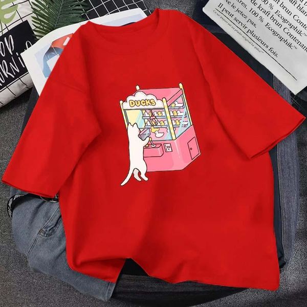 men's t-shirts summer cat doll machine printing t-shirt neutral cotton round neck 14-color casual daily simple cute short sleeve, White;black
men's t-shirts summer cat doll machine printing t-shirt neutral cotton round neck 14-color casual daily simple cute short sleeve, White;black