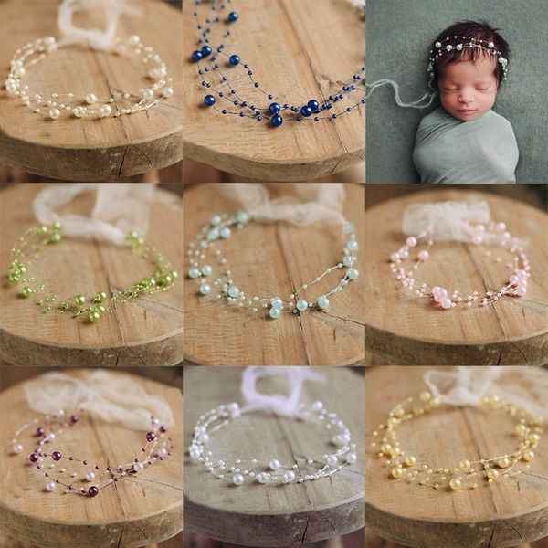 hair accessories t5ec born pography props baby pearl headband princess headdress infants po shooting band, Slivery;white
hair accessories t5ec born pography props baby pearl headband princess headdress infants po shooting band, Slivery;white