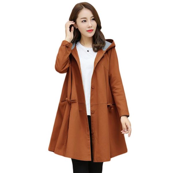 women's trench coats coat women orange s-3xl plus size loose hooded windbreaker spring autumn fashion black long big feminina ld1408, Tan;black
women's trench coats coat women orange s-3xl plus size loose hooded windbreaker spring autumn fashion black long big feminina ld1408, Tan;black