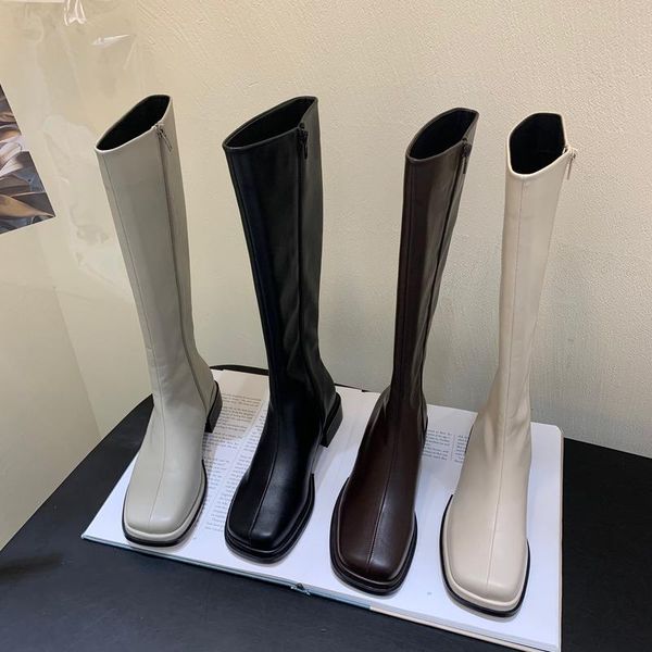 boots fashion women knee high leather long slim square toe party club autumn winter ladies shoes black white knight
boots fashion women knee high leather long slim square toe party club autumn winter ladies shoes black white knight