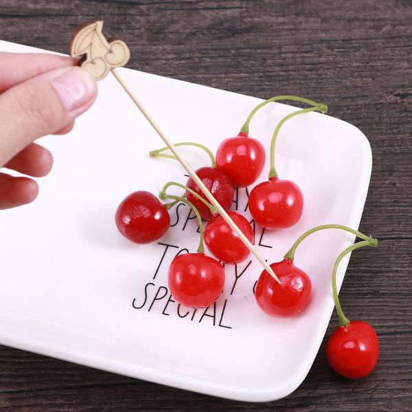 100pcs picks cocktail fruit appetizer drink sticks disposable wood toothpicks party supplies 12cm (assorted fruit) forks
100pcs picks cocktail fruit appetizer drink sticks disposable wood toothpicks party supplies 12cm (assorted fruit) forks