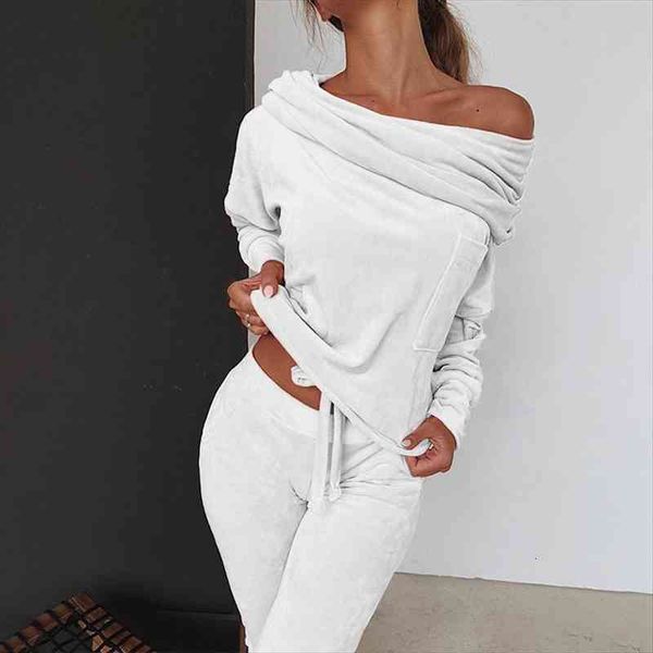 autumn jogging suit velvet womenpant long sleeve sweatshirt drawstring tracksuit sets female winter casual suits, White
autumn jogging suit velvet womenpant long sleeve sweatshirt drawstring tracksuit sets female winter casual suits, White