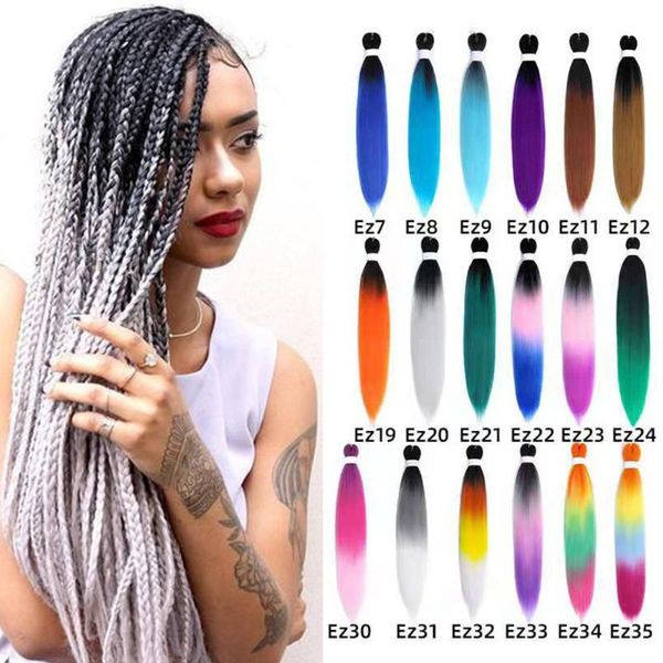 human ponytails clong jumbo braids hair kanekalon 24 inch color braiding synthetic extensions braid for 35 colors heat resistant fiber, Black
human ponytails clong jumbo braids hair kanekalon 24 inch color braiding synthetic extensions braid for 35 colors heat resistant fiber, Black