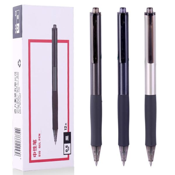 gel pens 0.5mm smooth ballpoint pen quick-drying writing point black ink for office accessories student exam stationery supplies
gel pens 0.5mm smooth ballpoint pen quick-drying writing point black ink for office accessories student exam stationery supplies