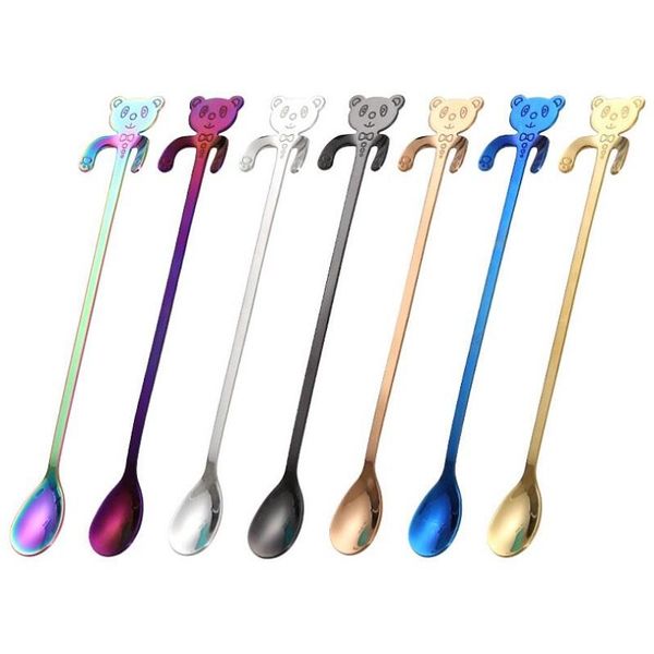 spoons 304# electroplate stainless steel tableware creative spoon hanging long ice panda coffee stirring
spoons 304# electroplate stainless steel tableware creative spoon hanging long ice panda coffee stirring