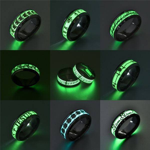 designer rings nine styles of luminous fashion titanium double dragon devil four-leaf clover heartbeat ring, suitable for parties, social ev, Golden;silver
designer rings nine styles of luminous fashion titanium double dragon devil four-leaf clover heartbeat ring, suitable for parties, social ev, Golden;silver