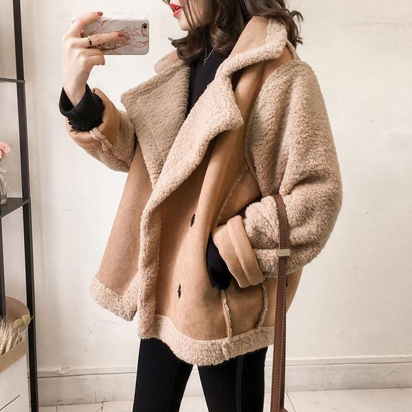 winter women cotton jacket regular long sleeve patchwork poicket button coat women's jackets, Black;brown
winter women cotton jacket regular long sleeve patchwork poicket button coat women's jackets, Black;brown