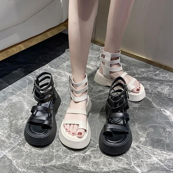 sandals women's summer 2021 net red short boots ins tide side zipper thick soled increased non slip roman shoes, Black
sandals women's summer 2021 net red short boots ins tide side zipper thick soled increased non slip roman shoes, Black