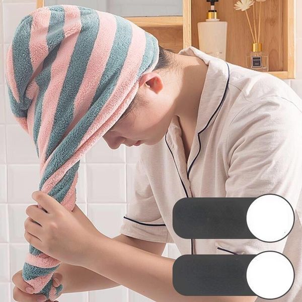 towel arrival striped dry hair hat women absorbent thick autumn and winter coral fleece cute shower cap long bag head scarf
towel arrival striped dry hair hat women absorbent thick autumn and winter coral fleece cute shower cap long bag head scarf