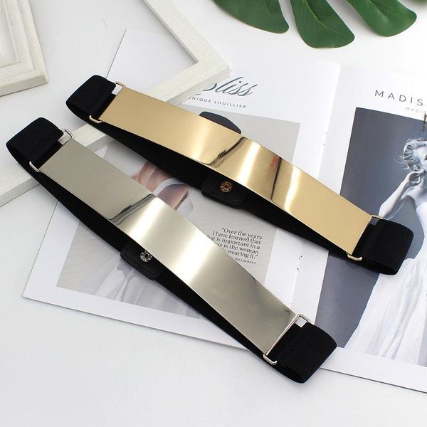 belts fashion women elastic metal waist belt bling gold silver color simple mirror waistband for dress ladies apparel accessory, Black;brown
belts fashion women elastic metal waist belt bling gold silver color simple mirror waistband for dress ladies apparel accessory, Black;brown