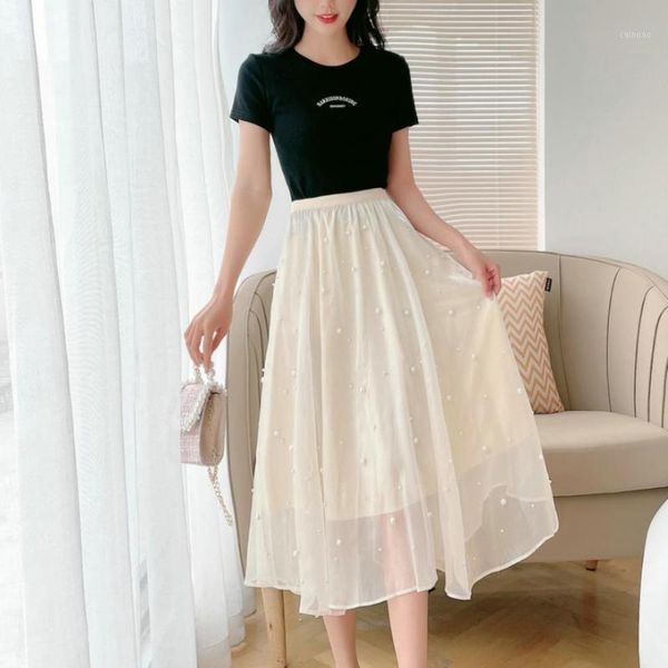 summer women ruffled beaded half-length skirt ladies vintage high waist mid-length irregular goth mujer faldas skirts, Black
summer women ruffled beaded half-length skirt ladies vintage high waist mid-length irregular goth mujer faldas skirts, Black