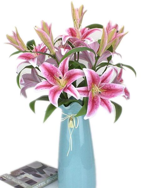 decorative flowers & wreaths 5pcs arrival real touch lily flower branches artificial lilies stem for wedding centerpieces floral arrangement
decorative flowers & wreaths 5pcs arrival real touch lily flower branches artificial lilies stem for wedding centerpieces floral arrangement