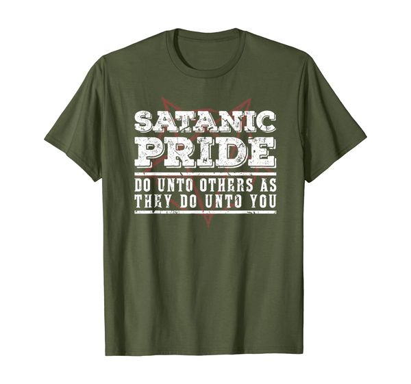 satanic pride satanist do unto others satanism religious t-shirt, White;black
satanic pride satanist do unto others satanism religious t-shirt, White;black