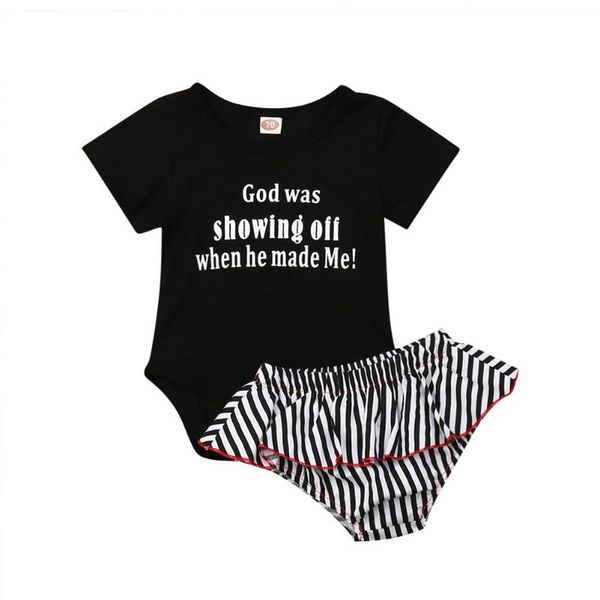 baby & children's 0-24m born girls infant clothes summer romper stripe shorts clothing sets, White
baby & children's 0-24m born girls infant clothes summer romper stripe shorts clothing sets, White