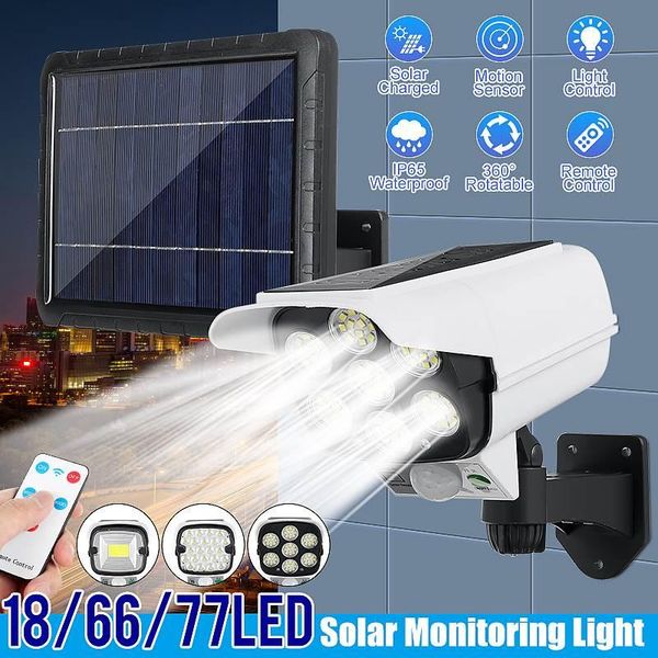 cameras solar light motion sensor 18/66/77led wall lamp ip65 waterproof dummy camera powered sunlight street for garden decoration
cameras solar light motion sensor 18/66/77led wall lamp ip65 waterproof dummy camera powered sunlight street for garden decoration
