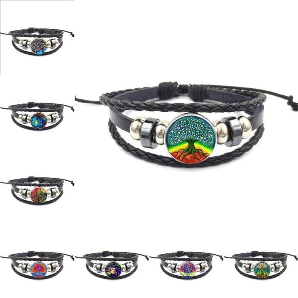 charm bracelets ej glaze colorful tree of life for black leather bracelet bangle women statement glass cabochon jewelry gift, Golden;silver
charm bracelets ej glaze colorful tree of life for black leather bracelet bangle women statement glass cabochon jewelry gift, Golden;silver