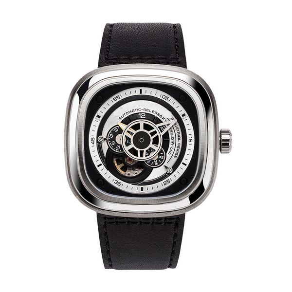 semi mechanical watch chao brand modeling small batch fashion men's sports 832, Slivery;brown
semi mechanical watch chao brand modeling small batch fashion men's sports 832, Slivery;brown