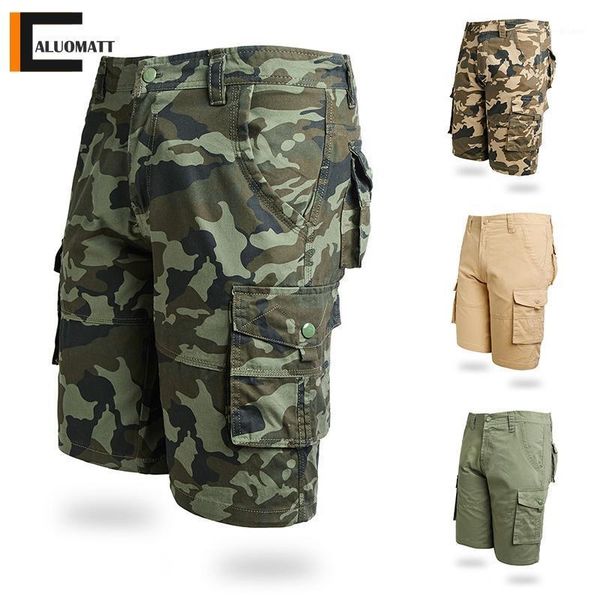 men's shorts summer cargo camouflage men streetwear casual cotton knee length military workout pants plus size, White;black
men's shorts summer cargo camouflage men streetwear casual cotton knee length military workout pants plus size, White;black