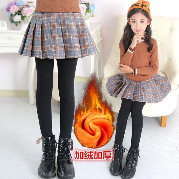 trousers leggings with skirt girls plaid skinny pantskirt kids winter girl culotte thicken warm, Blue
trousers leggings with skirt girls plaid skinny pantskirt kids winter girl culotte thicken warm, Blue