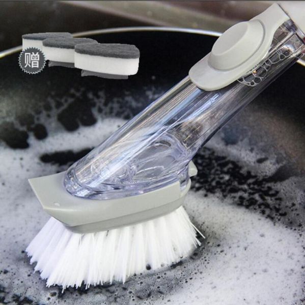 cleaning cloths automatic liquid addition sponge dishwashing brush long handle wash artifact non-stick oil kitchen cf-70
cleaning cloths automatic liquid addition sponge dishwashing brush long handle wash artifact non-stick oil kitchen cf-70