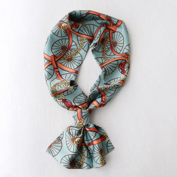 scarves women's strip business scarf print silk fabric small neckerchief fashion hair band bag tied wrist 2021, Blue;gray
scarves women's strip business scarf print silk fabric small neckerchief fashion hair band bag tied wrist 2021, Blue;gray
