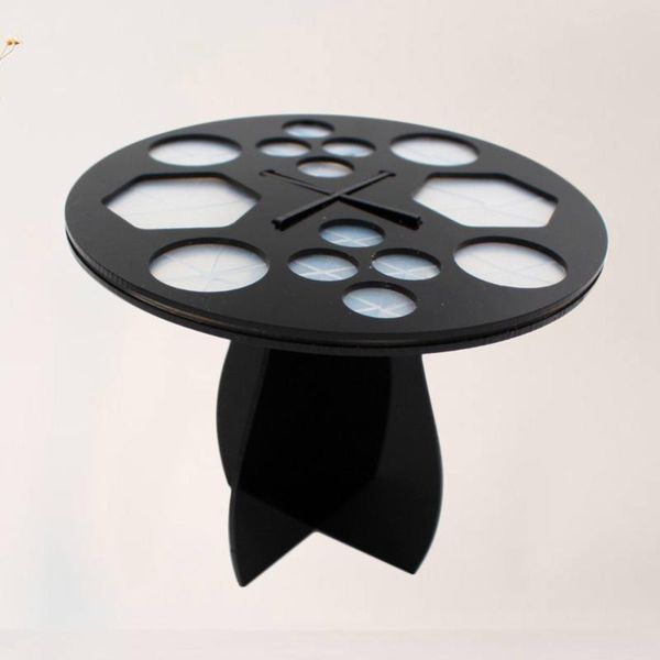 eyebrow tools & stencils 1pc makeup brush holder round acrylic drying rack storage cosmetics organizer (black)
eyebrow tools & stencils 1pc makeup brush holder round acrylic drying rack storage cosmetics organizer (black)