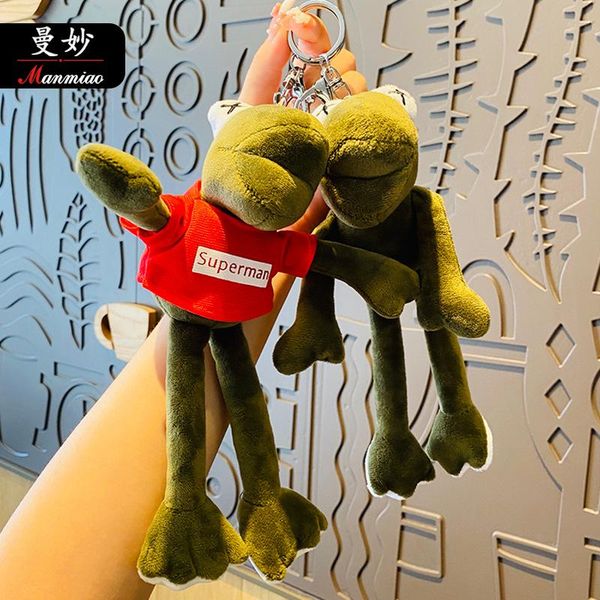keychains plush long-legged frog keychain cute animal doll dinosaur car key chain couple gift rag charm children's toys, Silver
keychains plush long-legged frog keychain cute animal doll dinosaur car key chain couple gift rag charm children's toys, Silver