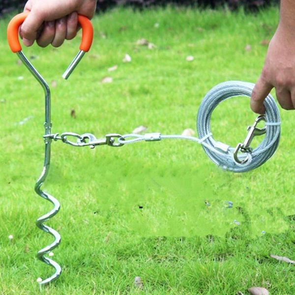 2pcs/set 3/5/10m dog pet pull rope fixing rod coiled stake outside yard ground leash pile for small medium dogs collars & leashes
2pcs/set 3/5/10m dog pet pull rope fixing rod coiled stake outside yard ground leash pile for small medium dogs collars & leashes
