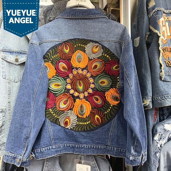 women's jackets autumn women embroidered loose denim short coat streetwear frayed long sleeve boyfriend jean jacket blue/black cowgirl, Black;brown
women's jackets autumn women embroidered loose denim short coat streetwear frayed long sleeve boyfriend jean jacket blue/black cowgirl, Black;brown