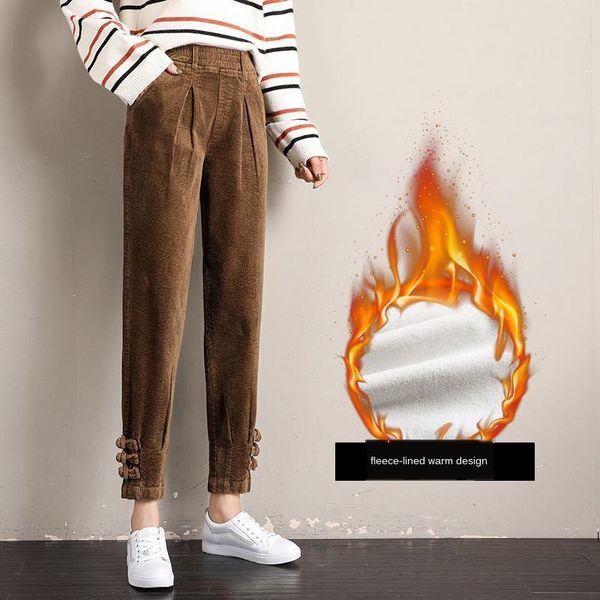 women's pants & capris ladies plus cashmere / no corduroy loose thickened old harlan casual winter sweatpants, Black;white
women's pants & capris ladies plus cashmere / no corduroy loose thickened old harlan casual winter sweatpants, Black;white