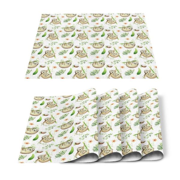 cute animal sloth table mats for dining kitchen non slip accessories modern home decor car coasters & pads
cute animal sloth table mats for dining kitchen non slip accessories modern home decor car coasters & pads