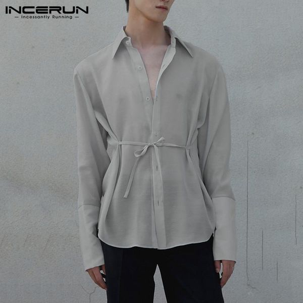 fashion long sleeve mesh shirts men casual button see through camisa man turn down collar lace up blouse streetwear men's, White;black
fashion long sleeve mesh shirts men casual button see through camisa man turn down collar lace up blouse streetwear men's, White;black