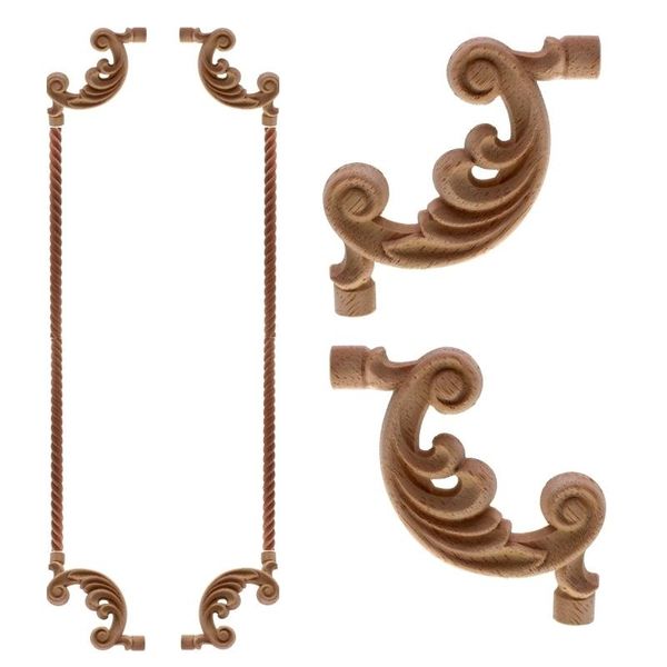 decorative objects & figurines runbazef vintage unpainted wood carved decal corner onlay applique frame for home furniture wall cabinet door
decorative objects & figurines runbazef vintage unpainted wood carved decal corner onlay applique frame for home furniture wall cabinet door
