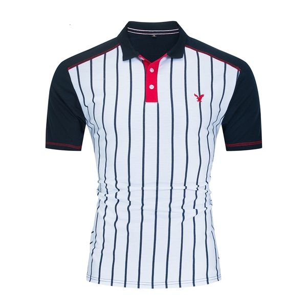 men's polos fashion mens striped shirts brand clothing casual short sleeves pacthwork 100% cotton male tosp and tees j3353 3jvk, White;black
men's polos fashion mens striped shirts brand clothing casual short sleeves pacthwork 100% cotton male tosp and tees j3353 3jvk, White;black