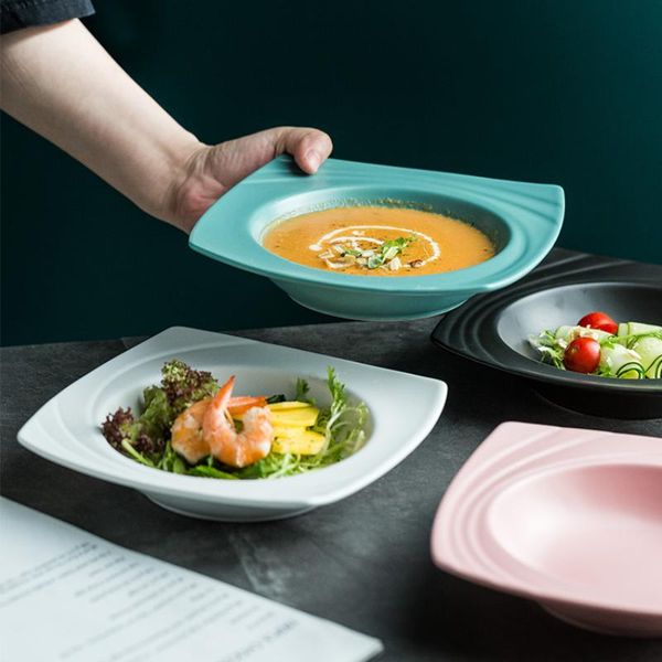 dishes & plates nordic creative ceramic soup plate square pasta porcelain deep western snack fruit salad tableware dessertplate
dishes & plates nordic creative ceramic soup plate square pasta porcelain deep western snack fruit salad tableware dessertplate