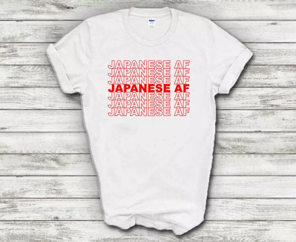 japanese af red white japanese american pride funny short sleeve cotton t-shirt, White;black
japanese af red white japanese american pride funny short sleeve cotton t-shirt, White;black